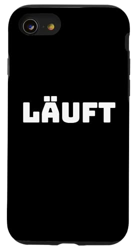 Läuft Lustiges Spruch Design Fun Statement Damen Herren Hülle für iPhone SE (2020) / 7 / 8 von YO! Diese Klamotten