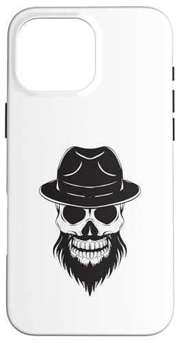 Mexikanischer Totenkopf mit Bart Mütze Biker Totenkopf Mann Frau Hülle für iPhone 16 Pro Max Mexikanischer Totenkopf mit Bart Mütze Biker Totenkopf Mann Frau Hülle für iPhone 16 Pro Max von YO! Diese Klamotten