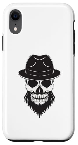 Mexikanischer Totenkopf mit Bart Mütze Biker Totenkopf Mann Frau Hülle für iPhone XR Mexikanischer Totenkopf mit Bart Mütze Biker Totenkopf Mann Frau Hülle für iPhone XR von YO! Diese Klamotten
