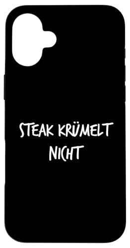 Steak krümelt nicht Geschenk Lustiger Spruch Fleischesser Hülle für iPhone 16 Plus Steak krümelt nicht Geschenk Lustiger Spruch Fleischesser Hülle für iPhone 16 Plus von YO! Diese Klamotten