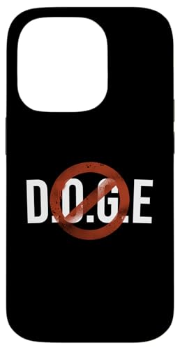 Anti-Department of Government Efficiency DOGE Protest Hülle für iPhone 14 Pro von YO MINUS