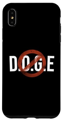 Anti-Department of Government Efficiency DOGE Protest Hülle für iPhone XS Max von YO MINUS