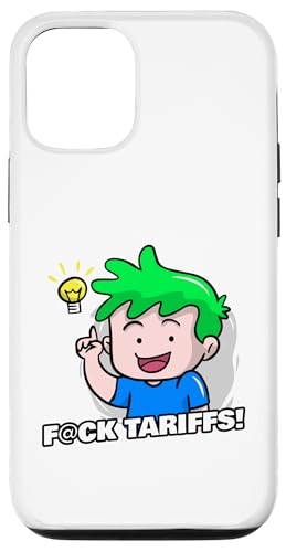 F Tarife Cartoon gegen politische Dysfunktion Hülle für iPhone 12/12 Pro von YO MINUS