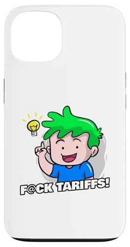 F Tarife Cartoon gegen politische Dysfunktion Hülle für iPhone 13 von YO MINUS
