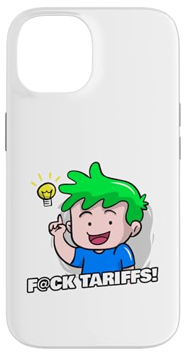 F Tarife Cartoon gegen politische Dysfunktion Hülle für iPhone 14 von YO MINUS