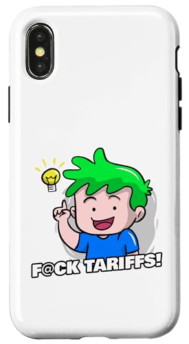 F Tarife Cartoon gegen politische Dysfunktion Hülle für iPhone X/XS F Tarife Cartoon gegen politische Dysfunktion Hülle für iPhone X/XS von YO MINUS