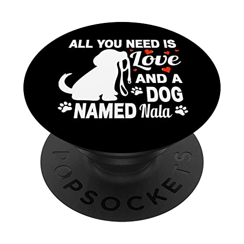 Nala Hunde-Name personalisierbar PopSockets mit austauschbarem PopGrip von YO MINUS
