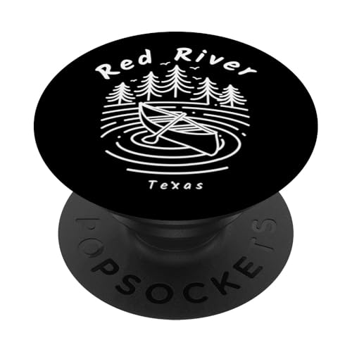 Roter Fluss, Texas PopSockets Klebender PopGrip von YO MINUS