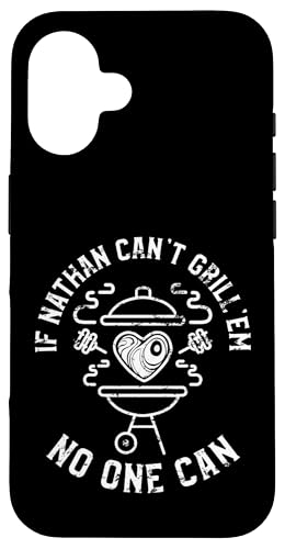 Wenn Nathan sie nicht grillen kann, kann niemand Nathan BBQ als Vornamen nennen Hülle für iPhone 16 Wenn Nathan sie nicht grillen kann, kann niemand Nathan BBQ als Vornamen nennen Hülle für iPhone 16 von YO MINUS