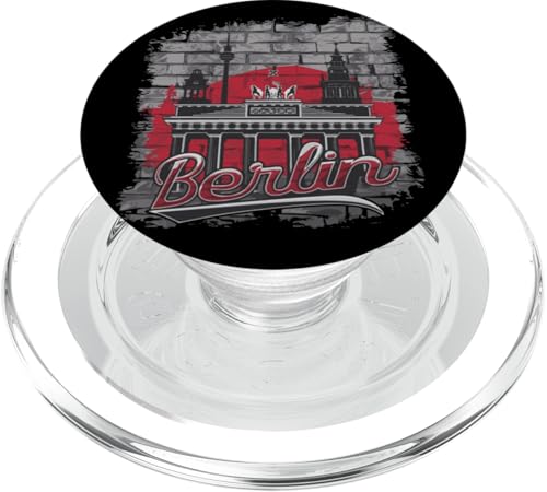 Berlin Brandenburger Tor Städtereise Deutschland Street Art PopSockets PopGrip für MagSafe Berlin Brandenburger Tor Städtereise Deutschland Street Art PopSockets PopGrip für MagSafe von YO!