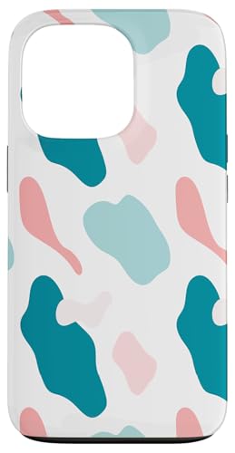 Design Geschenk Abstraktes Farbmuster Pastell Mint Blau Hülle für iPhone 13 Pro von YO!
