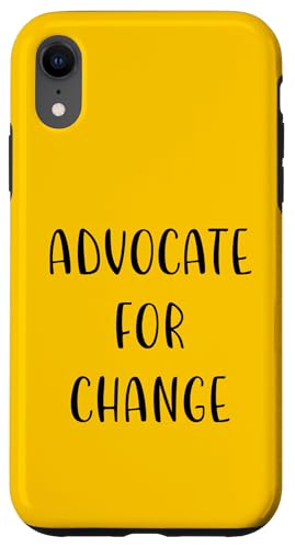 Erklärung von Advocate for Change zur Unterstützung sozialer Gerechtigkeit Hülle für iPhone XR Erklärung von Advocate for Change zur Unterstützung sozialer Gerechtigkeit Hülle für iPhone XR von YO!