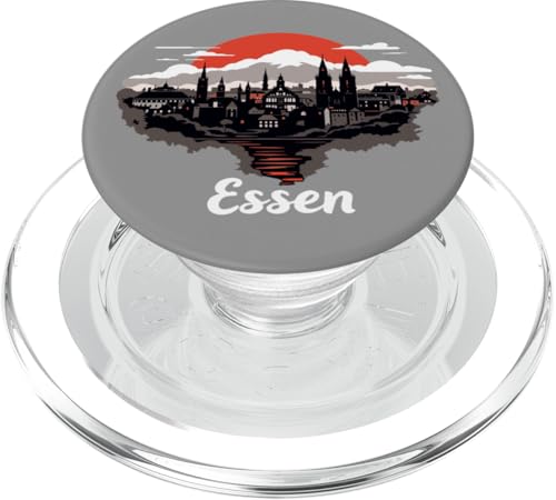 Essen Deutschland Stadt Reise Souvenir Retro Art PopSockets PopGrip für MagSafe Essen Deutschland Stadt Reise Souvenir Retro Art PopSockets PopGrip für MagSafe von YO!