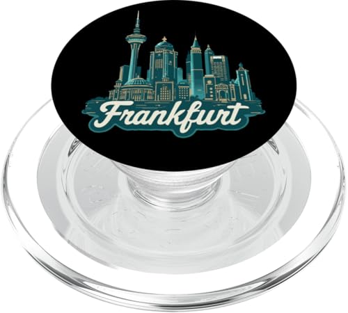 Frankfurt City Skyline Souvenir Deutschland Reise PopSockets PopGrip für MagSafe von YO!