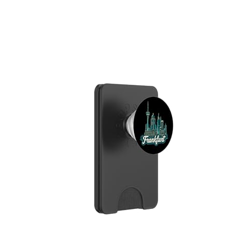 Frankfurt City Skyline Souvenir Deutschland Reise PopSockets PopWallet für MagSafe Frankfurt City Skyline Souvenir Deutschland Reise PopSockets PopWallet für MagSafe von YO!