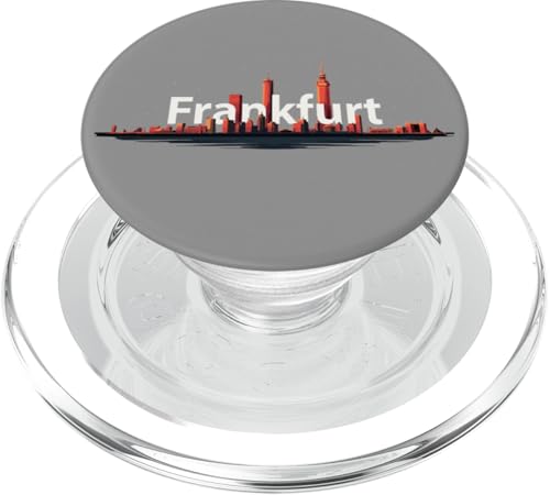 Frankfurt Skyline Minimalistisches Reise-Souvenir Stadt Deutschland PopSockets PopGrip für MagSafe Frankfurt Skyline Minimalistisches Reise-Souvenir Stadt Deutschland PopSockets PopGrip für MagSafe von YO!
