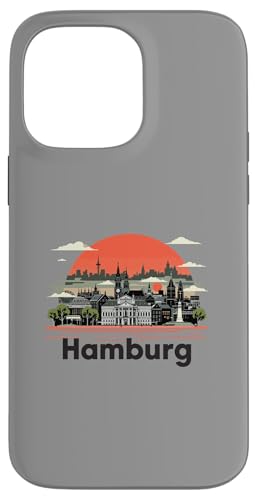 Hamburg Deutschland City Travel Souvenir Retro Hülle für iPhone 14 Pro Max Hamburg Deutschland City Travel Souvenir Retro Hülle für iPhone 14 Pro Max von YO!