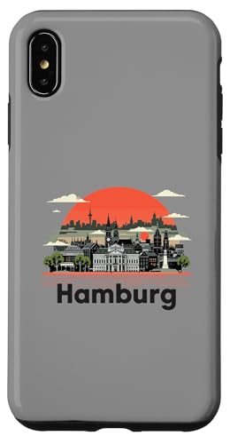 Hamburg Deutschland City Travel Souvenir Retro Hülle für iPhone XS Max Hamburg Deutschland City Travel Souvenir Retro Hülle für iPhone XS Max von YO!