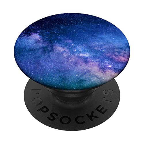 Handy-Zubehör Geschenk Mädchen Jungs Nebula Blaue Galaxie PopSockets mit austauschbarem PopGrip von YO!