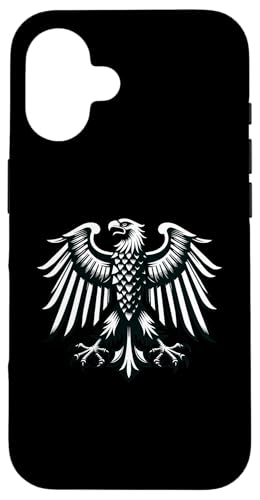 Hülle für iPhone 16 Deutsch Banner Fan Deutschland Flagge Kunst Adler von YO!
