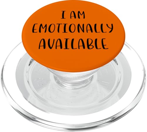 I Am Emotional Available Funny Idea White Lie Party PopSockets PopGrip für MagSafe I Am Emotional Available Funny Idea White Lie Party PopSockets PopGrip für MagSafe von YO!