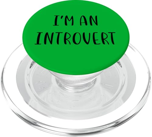 Ich bin introvertiert Lustige Idee White Lie Party PopSockets PopGrip für MagSafe Ich bin introvertiert Lustige Idee White Lie Party PopSockets PopGrip für MagSafe von YO!