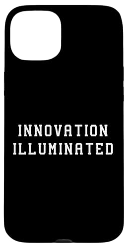 Innovation, beleuchtet, lustiges Science-Tech-Statement Hülle für iPhone 15 Plus von YO!