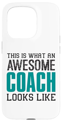 So sieht ein cooler Coach aus Geschenk Trainer-in Coach Fun Hülle für iPhone 15 Pro von YO!