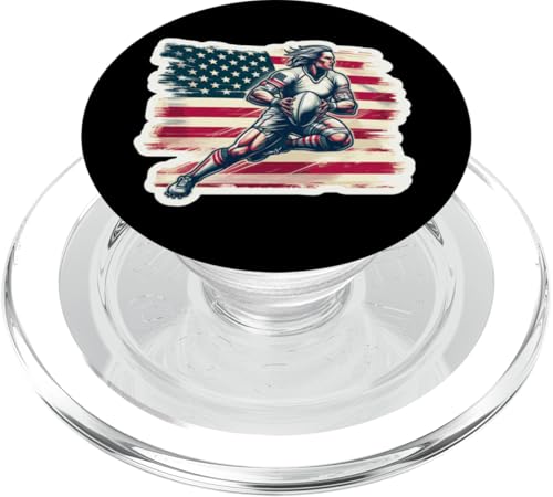USA Vintage Amerika Banner Fan USA Flagge Retro PopSockets PopGrip für MagSafe USA Vintage Amerika Banner Fan USA Flagge Retro PopSockets PopGrip für MagSafe von YO!