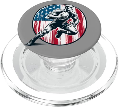 USA Vintage Amerika Banner Fan USA Flagge Retro PopSockets PopGrip für MagSafe USA Vintage Amerika Banner Fan USA Flagge Retro PopSockets PopGrip für MagSafe von YO!