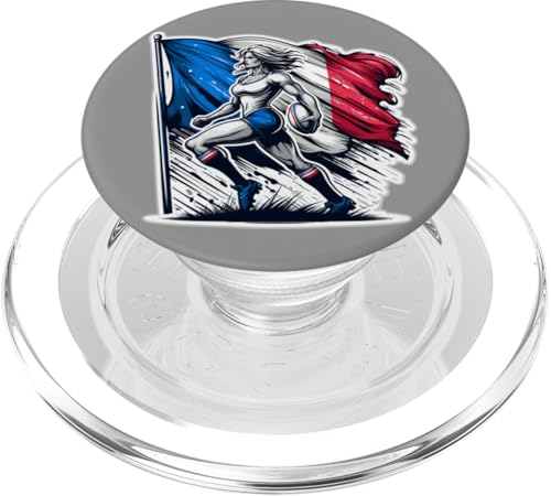 Vintage Banner Fan Frankreich Flagge Retro PopSockets PopGrip für MagSafe Vintage Banner Fan Frankreich Flagge Retro PopSockets PopGrip für MagSafe von YO!