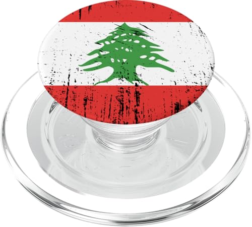 Vintage Libanesische Banner Fan Libanon Flagge Retro PopSockets PopGrip für MagSafe Vintage Libanesische Banner Fan Libanon Flagge Retro PopSockets PopGrip für MagSafe von YO!