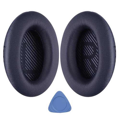 YOCOWOCO Ohrpolster für Bose Quiet Comfort 35 (QC35) und Quietcomfort 35 II (QC35 II) Ersatz Ohrpolster Mit weichem Protein Leder, Ohrpolster Ohrkissen für Bose QC 35/35II Kopfhörer von YOCOWOCO