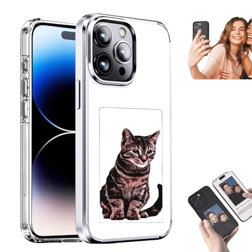 YODAOLI Smart Ink Phone Case, Smart NFC Phone Case, Snap Frame E Ink Phone Case, Smart Ink Screen Phone Case for iPhone13/14/15/Pro/Pro Max (for iPhone 13 Pro,White) von YODAOLI