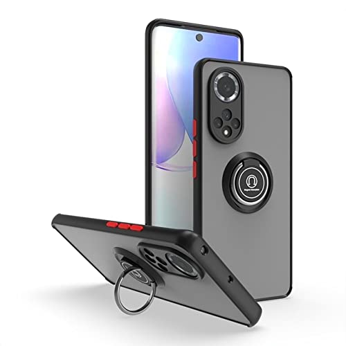 Stoßfeste Rüstung Matte Ringhalter Hülle für Huawei P50 Pro P40 P30 P20 Lite Mate 20 30 40 Pro Nova 9 8i 7 6 P Smart Cover, Schwarz, für P50 Pro Stoßfeste Rüstung Matte Ringhalter Hülle für Huawei P50 Pro P40 P30 P20 Lite Mate 20 30 40 Pro Nova 9 8i 7 6 P Smart Cover, Schwarz, für P50 Pro von YOGISU