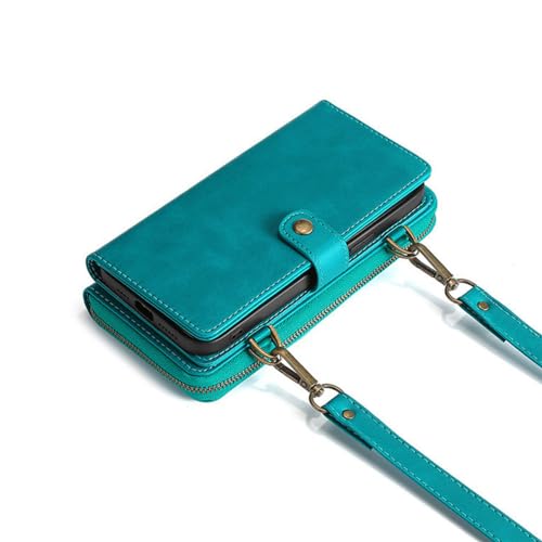 YOGISU Brieftasche PU Split Typ Schulter Leder Handyhülle für Samsung Galaxy A10 A12 A21S A30 A31 A32 A33 A42 A50 A51 A52 A53 A70 A71 A72, Blau, für Samsung A52 YOGISU Brieftasche PU Split Typ Schulter Leder Handyhülle für Samsung Galaxy A10 A12 A21S A30 A31 A32 A33 A42 A50 A51 A52 A53 A70 A71 A72, Blau, für Samsung A52 von YOGISU