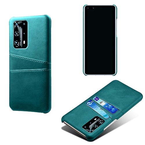 Für Huawei P40 Pro Lite Kartensteckplatzhalter PU-Hülle für Huawei P40 Pro P40lite P30 P20 Mate 30 Pro 20 Lite Cover, grün, für Mate 10 Lite von YOGISU