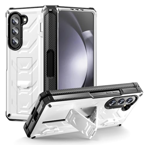 YOGISU Robuste Rüstungs-Handyhülle für Samsung Galaxy Z Fold 5 4 3 Fold5 Fold4 Fold3, Weiß, für Galaxy Z Fold4 YOGISU Robuste Rüstungs-Handyhülle für Samsung Galaxy Z Fold 5 4 3 Fold5 Fold4 Fold3, Weiß, für Galaxy Z Fold4 von YOGISU