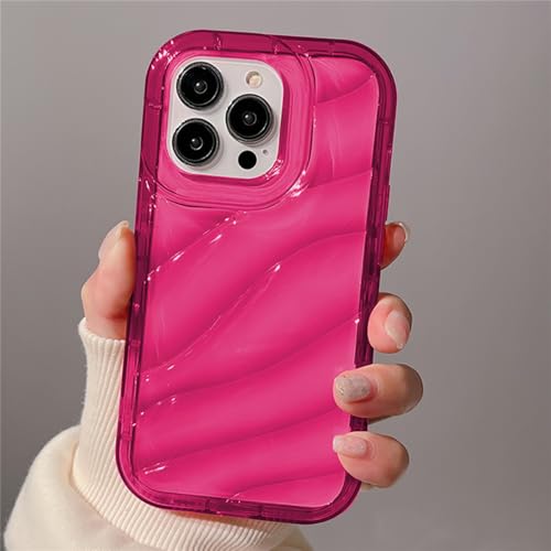 YOGISU Wasserwellenmuster-Hülle für iPhone 11 14 13 Pro Max 12 XR 7 8 Plus X Xs SE 6s 14Promax 13promax Weich, Rose, für iPhone 14 Pro YOGISU Wasserwellenmuster-Hülle für iPhone 11 14 13 Pro Max 12 XR 7 8 Plus X Xs SE 6s 14Promax 13promax Weich, Rose, für iPhone 14 Pro von YOGISU