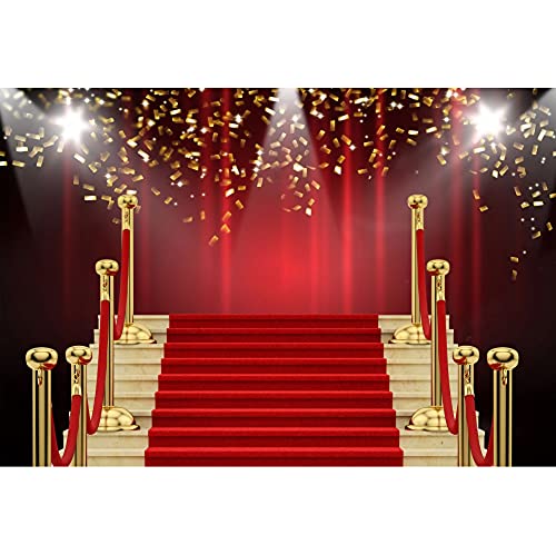 YongFoto 1,5x1m B黨ne Vinyl Fotografie Hintergrund Rot B黨nenvorhang Blitzlicht Goldene Konfetti Walk of Fame Hintergrund f黵 Rede Wettbewerb Zeigen Prom Familienfeier Portr鋞foto Requisiten YongFoto 1,5x1m B黨ne Vinyl Fotografie Hintergrund Rot B黨nenvorhang Blitzlicht Goldene Konfetti Walk of Fame Hintergrund f黵 Rede Wettbewerb Zeigen Prom Familienfeier Portr鋞foto Requisiten von YONGFOTO