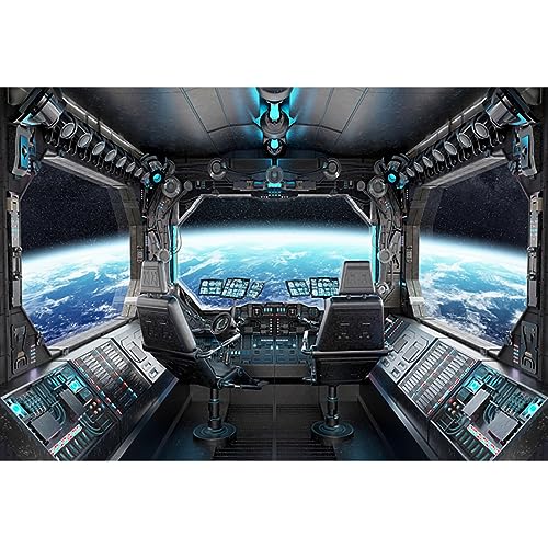 YongFoto 1,5x1m Vinyl Foto Hintergrund Raumschiff Grunge Interior mit Blick auf Exoplanet Fotografie Hintergrund für Photo Booth Baby Party Banner Kinder Fotostudio Requisiten YongFoto 1,5x1m Vinyl Foto Hintergrund Raumschiff Grunge Interior mit Blick auf Exoplanet Fotografie Hintergrund für Photo Booth Baby Party Banner Kinder Fotostudio Requisiten von YONGFOTO