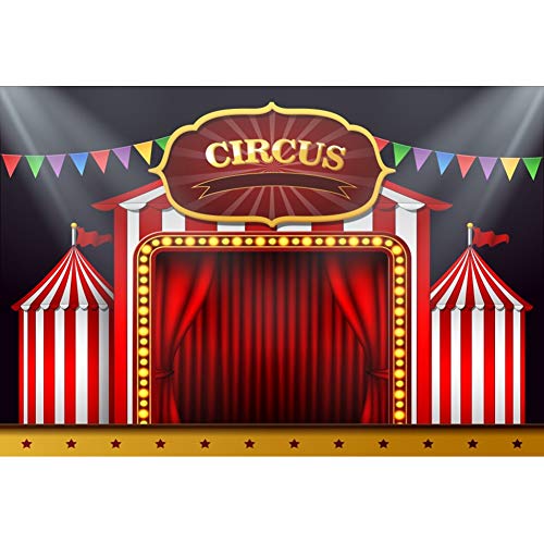 YongFoto 1,5x1m Vinyl Hintergrund für Fotografie ca. Zirkuszelt Banner Zirkus Babyparty Hintergrund Event Party Dekoration Hochformat Fotoshooting Studio Foto Requisiten YongFoto 1,5x1m Vinyl Hintergrund für Fotografie ca. Zirkuszelt Banner Zirkus Babyparty Hintergrund Event Party Dekoration Hochformat Fotoshooting Studio Foto Requisiten von YONGFOTO