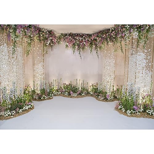 YongFoto 3x2m Vinyl Foto Hintergrund Hochzeit Bühnendekoration mit Blumen Fotografie Hintergrund für Hochzeit Fotoshooting Portraitfotos Fotostudio Requisiten YongFoto 3x2m Vinyl Foto Hintergrund Hochzeit Bühnendekoration mit Blumen Fotografie Hintergrund für Hochzeit Fotoshooting Portraitfotos Fotostudio Requisiten von YONGFOTO