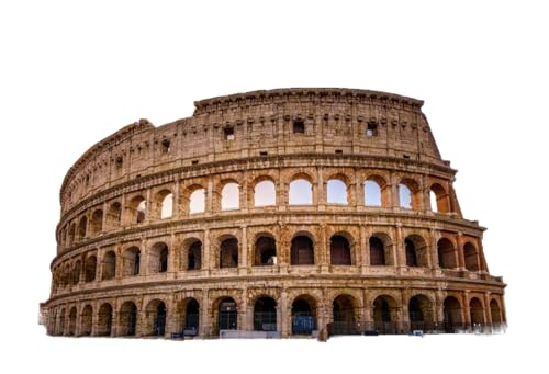 YongFoto 3x2m Vinyl Foto Hintergrund Sonnenaufgang Ansicht von Colosseum in Rom, Italien Markstein Fotografie Hintergrund Fotostudio Hintergründe Requisiten von YONGFOTO