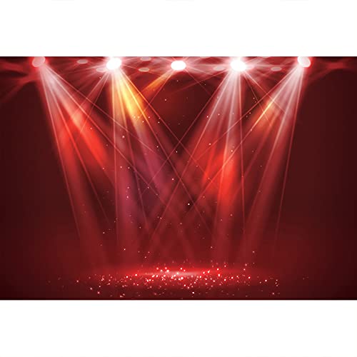 YongFoto 4,5x3m Vinyl Bühne Foto Hintergrund Bokeh Red Shinning Licht Glitzer Scheinwerfer für Konzert Musik Show zum Party Veranstaltung Fotografie Video Hintergrund Studio Requisiten Tapete YongFoto 4,5x3m Vinyl Bühne Foto Hintergrund Bokeh Red Shinning Licht Glitzer Scheinwerfer für Konzert Musik Show zum Party Veranstaltung Fotografie Video Hintergrund Studio Requisiten Tapete von YONGFOTO