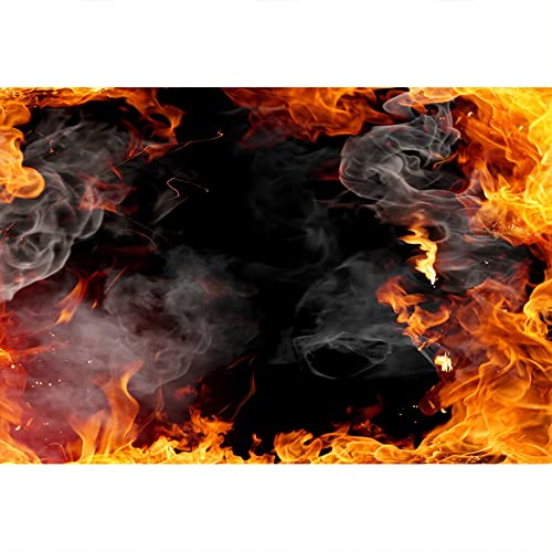 YongFoto 4,5x3m Vinyl Foto Hintergrund Abstrakter Feuer Rahmen Flackernde Flamme Schwarzer Rauch Fotografie Leinwand Hintergrund Partydekoration Fotostudio Hintergründe Fotoshooting YongFoto 4,5x3m Vinyl Foto Hintergrund Abstrakter Feuer Rahmen Flackernde Flamme Schwarzer Rauch Fotografie Leinwand Hintergrund Partydekoration Fotostudio Hintergründe Fotoshooting von YONGFOTO