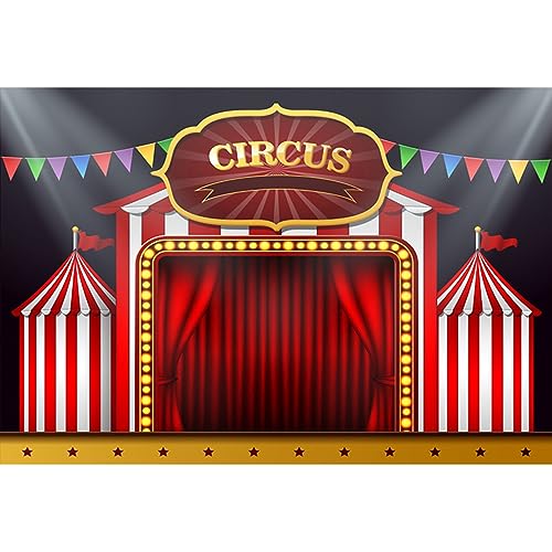 YongFoto 4,5x3m Vinyl Hintergrund für Fotografie ca. Zirkuszelt Banner Zirkus Babyparty Hintergrund Event Party Dekoration Hochformat Fotoshooting Studio Foto Requisiten YongFoto 4,5x3m Vinyl Hintergrund für Fotografie ca. Zirkuszelt Banner Zirkus Babyparty Hintergrund Event Party Dekoration Hochformat Fotoshooting Studio Foto Requisiten von YONGFOTO