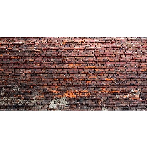 YongFoto 6x3m Vinyl Foto Hintergrund Ziegel Alt Dreckig Backstein Mauer Verwittert Fotografie Hintergrund für Fotoshooting Portraitfotos Fotografen Kinder Fotostudio Requisiten YongFoto 6x3m Vinyl Foto Hintergrund Ziegel Alt Dreckig Backstein Mauer Verwittert Fotografie Hintergrund für Fotoshooting Portraitfotos Fotografen Kinder Fotostudio Requisiten von YONGFOTO