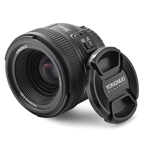 YONGNUO YN35 35mm F2.0 Weitwinkelobjektiv Große Blende Automatische manuelle Scharfeinstellung AF MF für Nikon DSLR Kameras + NAMVO Blitzdiffusor YONGNUO YN35 35mm F2.0 Weitwinkelobjektiv Große Blende Automatische manuelle Scharfeinstellung AF MF für Nikon DSLR Kameras + NAMVO Blitzdiffusor von YONGNUO NAMVO
