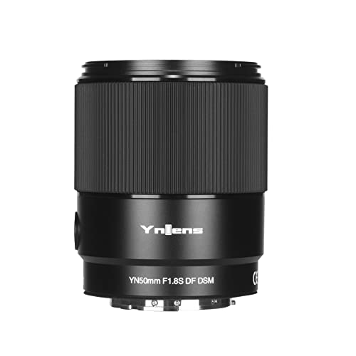 YNLENS YONGNUO YN50mm F1.8S DF DSM Autofokus Standard Full Frame Prime Objektiv für Sony E Mount, schwarz von YONGNUO